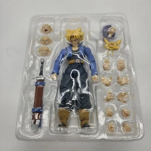 S.H. Figuarts Dragon Ball Z Super Saiyan Trunks Boy From Future - New KO Ver - Picture 1 of 2