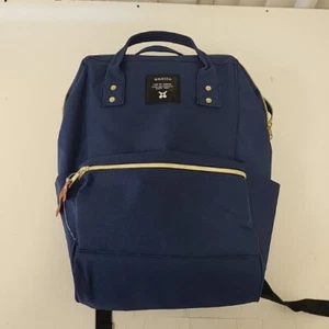 Sea Blue Anello Japan Unisex Fashion Backpack Rucksack Diaper Travel Bag - Picture 1 of 8