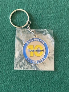 FOOD LION 10 Years Together Keychain Key Ring Medallion - Picture 1 of 5