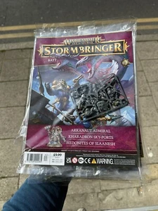 WARHAMMER AGE OF SIGMAR STORMBRINGER ISSUE 63 ARKANAUT ADMIRAL MINIATURE - Picture 1 of 2