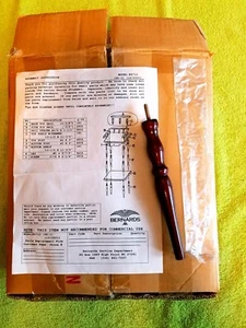 Antique Etagere Bernards Cherry Wood Etagere rectangular 2 tier Table NIB - Picture 1 of 2