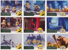 The Minions Movie Trading Cards Gold Parallel Mixed Insert Lot of (9) Cards #7