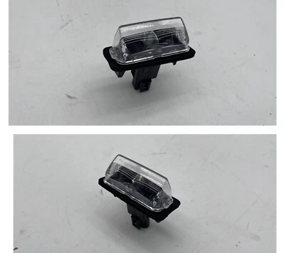 2015 2016 2017 TOYOTA CAMRY REAR LICENSE PLATE LIGHT VANITY LAMPS PAIR (2) OEM - Изображение 1 из 4