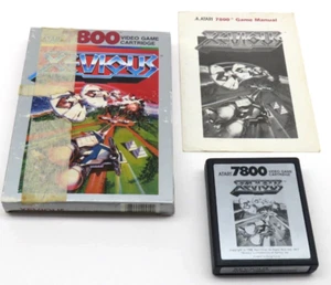 Xevious (Atari 7800, 1986) By Atari (Box, Cartridge & Manual) NTSC #2 - Picture 1 of 17