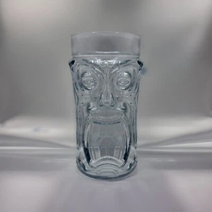 Vintage Anchor Hocking Screaming Tiki Glaswaren doppelseitig 16 Unzen Tasse 6,25" EUC - Bild 1 von 10