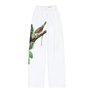 Whimsical Nature Kids Lounge Pants, Cozy PJs, Bird Prints, Eco-Friendly, Perfect - Picture 1 of 17