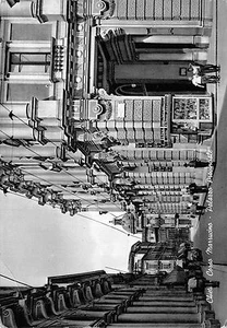 4854) CHIETI CORSO MARRUCINO PALAZZO PROVINCIALE, ANIMATA, EDICOLA, VIAGGIATA. - Picture 1 of 2