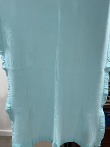 De Colección JE Morgan Manta Bebé Aqua Cuna Tejido Waffle Borde Satinado Lovey 33x49 - Imagen 1 de 4