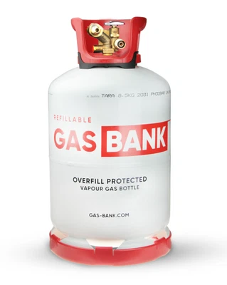 GasBank LS DUO 11 kg - bombola in acciaio leggero con valvola DUO 80% (OPD) LPG - Immagine 1 di 2