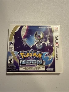 Pokémon Moon (Nintendo 3DS, 2016) Authentic Tested Video Game Works Fine - Foto 1 di 12