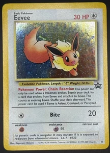 Pokemon TCG Eevee Black Star Promo Holo WOTC #11 MP - Picture 1 of 2