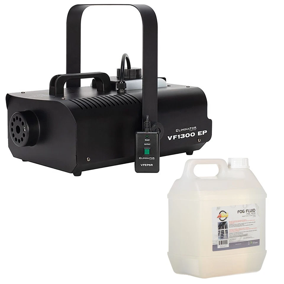 Eliminator Lighting VF1300 EP 1100W Mobile Fog Machine with Remote w/ Fog Fluid - Image 1 of 4