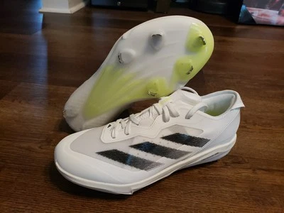 Size 10 Adidas Adizero Instinct+ Softball Cleats Women White Volt Shoes IF3361 - Image 1 of 4