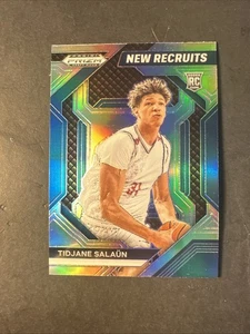 Selecciones del draft de Panini Prizm 2024 nuevos reclutas plata Prizm novato #7 Tidjane Salaun - Imagen 1 de 4