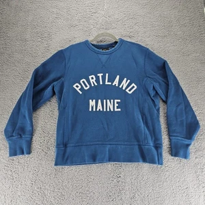 LL Bean Todd Snyder Teal Pullover Sudadera Mujer M Portland Maine - Imagen 1 de 10