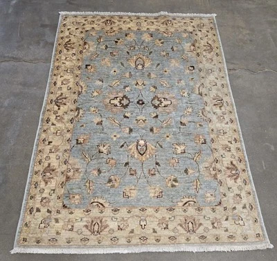 4X6 Pakistani Oushak Handknotted Area Rug - Image 1 of 4
