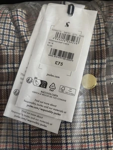 JOULES Holkham Light Brown Waterproof Packable Raincoat Hooded UK18 BNWT RRP £75 - Picture 1 of 16