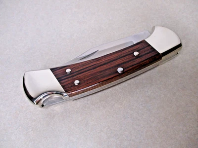 Facas facas vintage 1994 Buck USA 112 RANGER níquel bolsters - Imagem 1 de 4