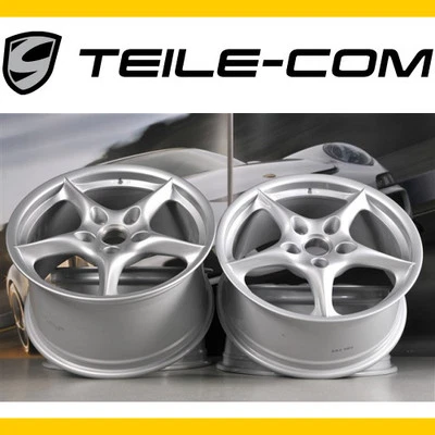 Porsche 911 993/996 18" Carrera rims set/wheel rim set 8J + 10J 99636214003 complete - Image 1 of 4