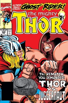 Thor vs Juggernaut Comic Book Cover 249 GLOSSY Poster PRINT 16"x24" HOME DECOR - Image 1 of 4