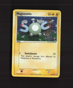 Tarjeta Pokémon Magnemite 66/109 EX Team Rocket Returns holográfica inversa estampada LP - Imagen 1 de 10