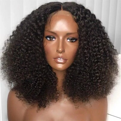 Mongolian Afro Kinky Curly Wig 13x4 Lace Frontal - Image 1 of 4