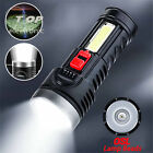 Super Bright LED Flashlight Torch Lamp USB Rechargeable Tactical light