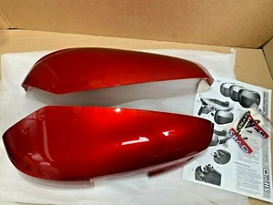 NOS Genuine SHAD SH43L Left & Right Side Box Case Cover D1B43E09 Red - Picture 1 of 4