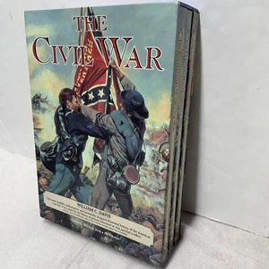 The Civil War 3 Volume Softcover Box Set Battlefields Commanders Davis 1999 - Imagen 1 de 24