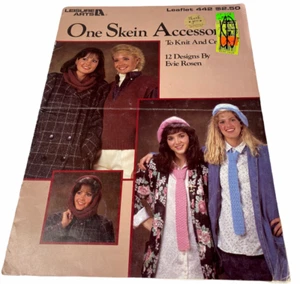 One Skein Accessories to Knit & Crochet - Leisure Arts 442 - 12 Patterns - Picture 1 of 1