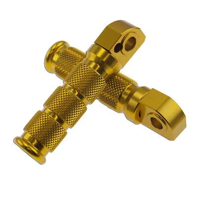 Juego de reposapiés deportivo trasero dorado para Yamaha YZF R6 R1 FZ FZR Foto 1 de 2