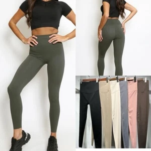 Energy Pants High Waisted Leggings By Yu & Me - Picture 1 of 3
