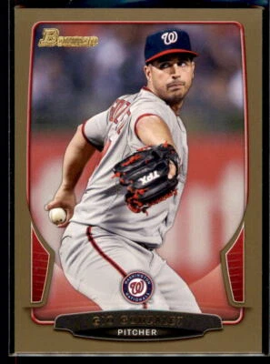 2013 Bowman Gold Gio Gonzalez  #38 Washington Nationals - Image 1 of 2
