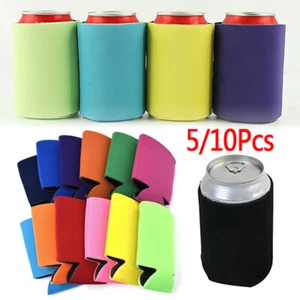 5/10pcs Beer Sleeves Bottle/Can Coolers Sleeves Soda Cover Drink Cup Holder DIY - Picture 1 of 9