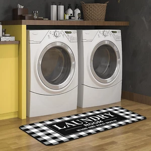 Rug Runner Non Slip Floor Mat for Mudroom Laundromat Farmhouse Kitchen Bathroom - Picture 1 of 7