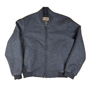 VTG Onkaparinga Jacket Junior Size XL Charcoal Zip Up Wool Showerproof Australia - Picture 1 of 16