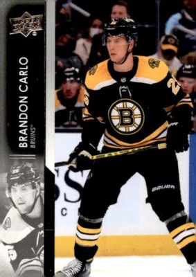 2021-2022 Upper Deck Hockey #263 Brandon Carlo Boston Bruins Series 2 - Image 1 of 2