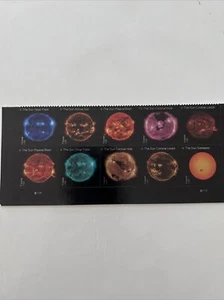USA Postage Stamps 2021 Sun Science MNH 10 Stamps - Picture 1 of 1
