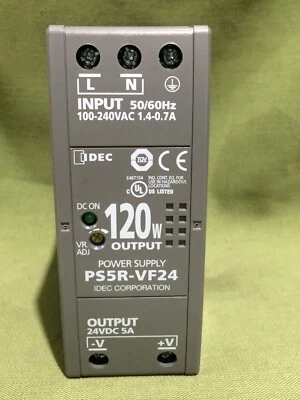 IDEC PS5R-VF24 24V Output 120W 5A Power Supply - Image 1 of 4
