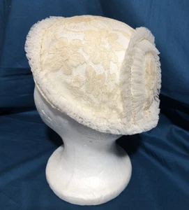 Vintage 1950’s Juliet Cap For Wedding Veil - Veil Not Included - Picture 1 of 5