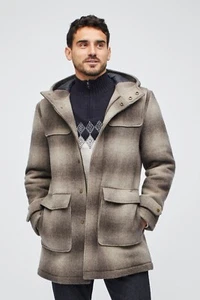 NEU Bonobos Wolle Alpaka Seesack - braun cremekariert, Herren XS - Bild 1 von 8