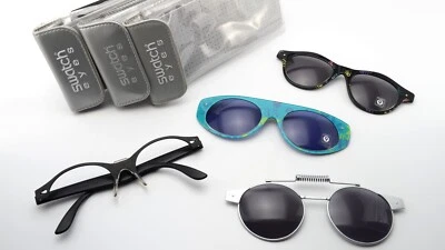 Gafas de sol Swatch Eyes Fmg 3X clips solares clip modelo loco 814 + 816 + 818 Foto 1 de 4