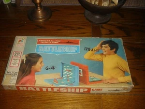 Milton Bradley Battleship Board Game, 1971, #4730, Complete in Original Box - Picture 1 of 6
