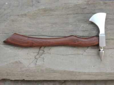  Hand Forged Viking Style Tomahawk Axe with Spike - Image 1 of 4