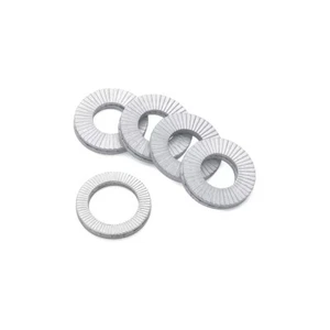 304 Stainless Steel Double Layered Self-Locking Toothed Lock Washer - Picture 1 of 33