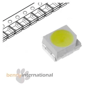 50x WHITE SMD LED 3528 PLCC SMT Super Bright 1210 Arduino - AUS STOCK - Picture 1 of 2