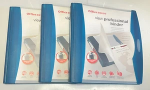 1" Ring Size View Professional Binder - Set Of 3 - Picture 1 of 2