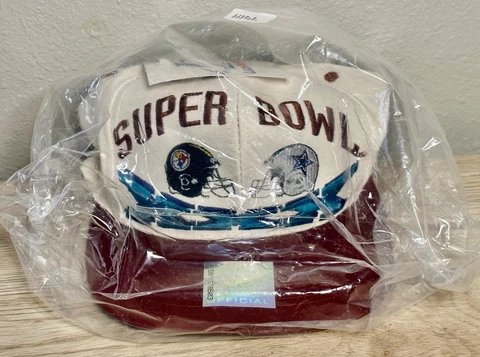 1996 Logo Athletic Super Bowl XXX Steelers vs. Cowboys Hat NOS Sealed in Bag Cover