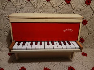 Toy piano jouet ancien Michelsonne Paris 25 keys unusual musical instrument - Photo 1/3