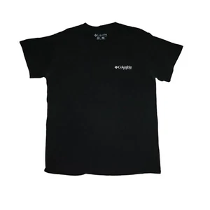Columbia PFG Shirt Mens Medium M Short Sleeve Graphic Tee Fishing Gear Black - Picture 1 of 24